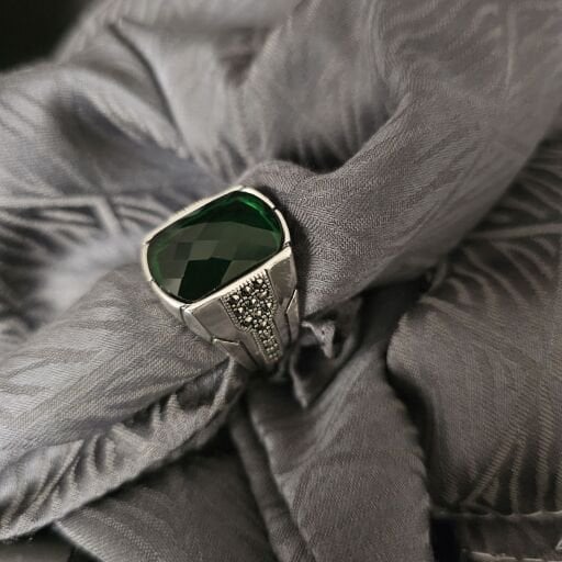 ZİRKON TAŞLI ERKEK YÜZÜKLER