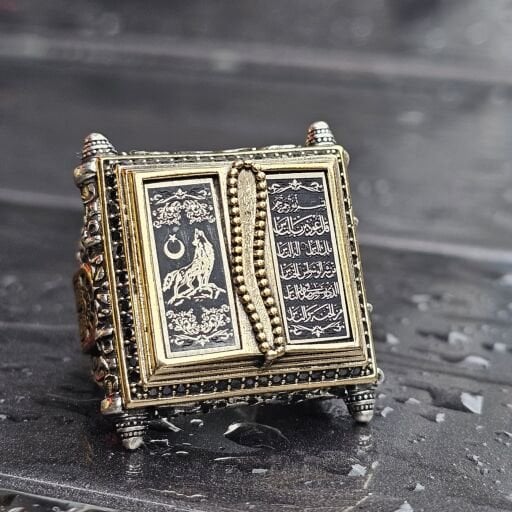 ARAPÇA YAZILI ERKEK YÜZÜKLER