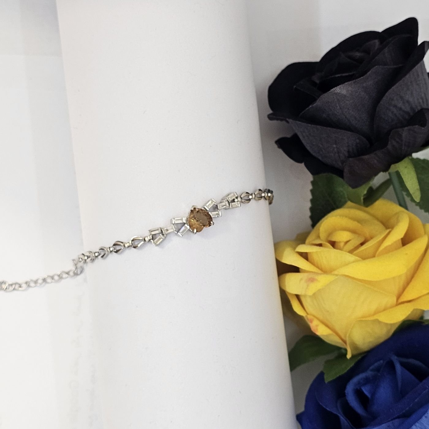 Zultanit Doğal Taşlı 925 Ayar Gümüş Kadın Bileklik