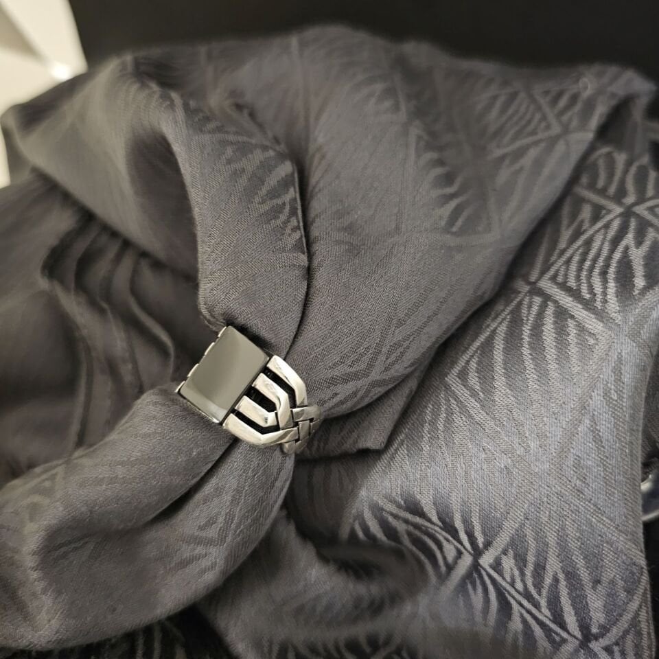 Oniks taşlı 925 Ayar Gümüş Yüzük 25