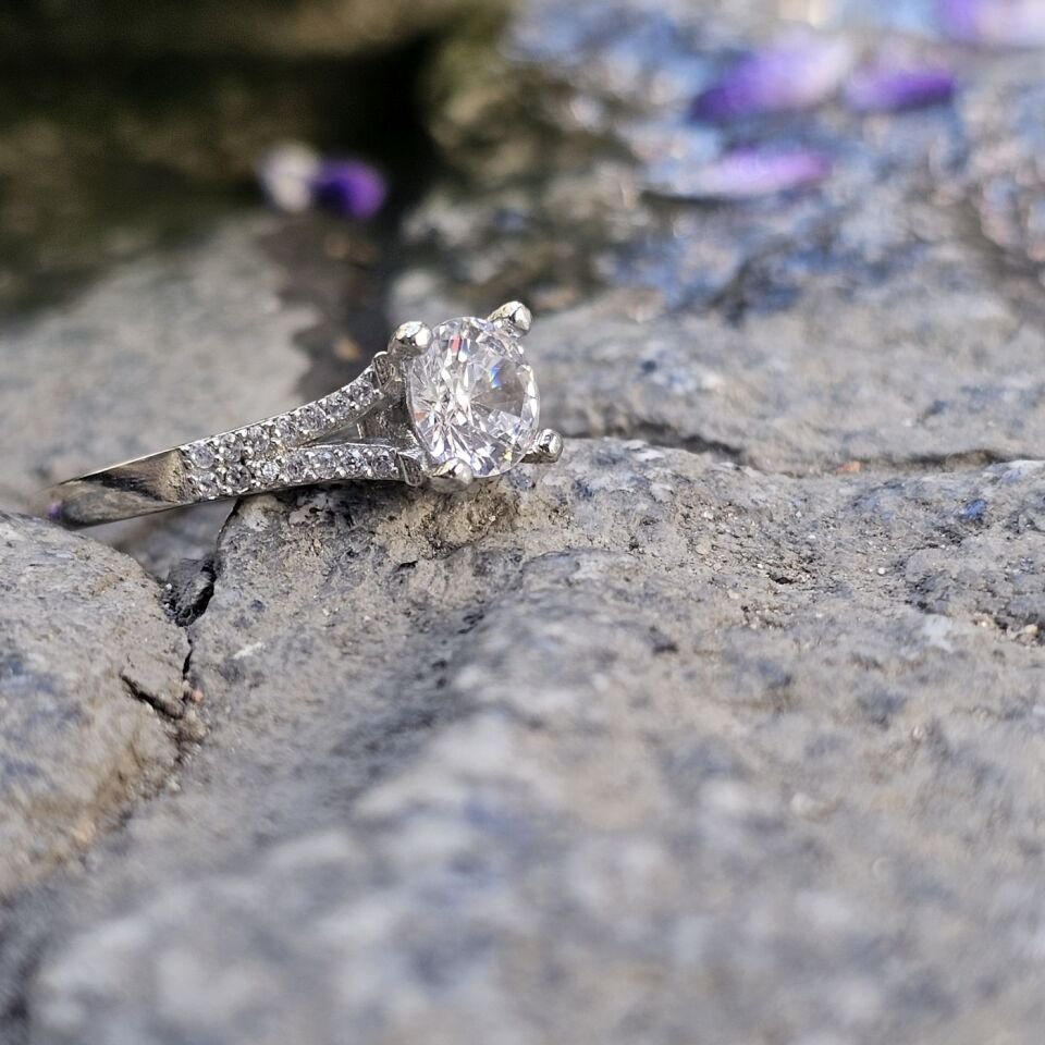 Tektaş 925 Ayar Kadın Gümüş Yüzük