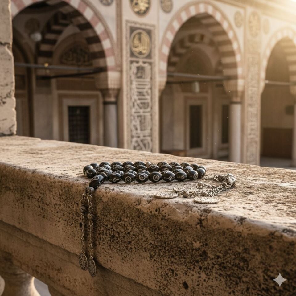 Kuka işlemeli Osmanlı tarzı Tesbih