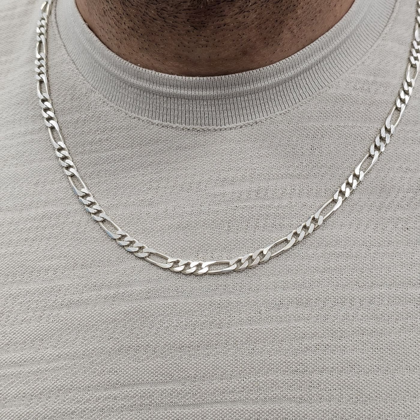 Figaro model 925 Ayar Erkek Gümüş Zincir