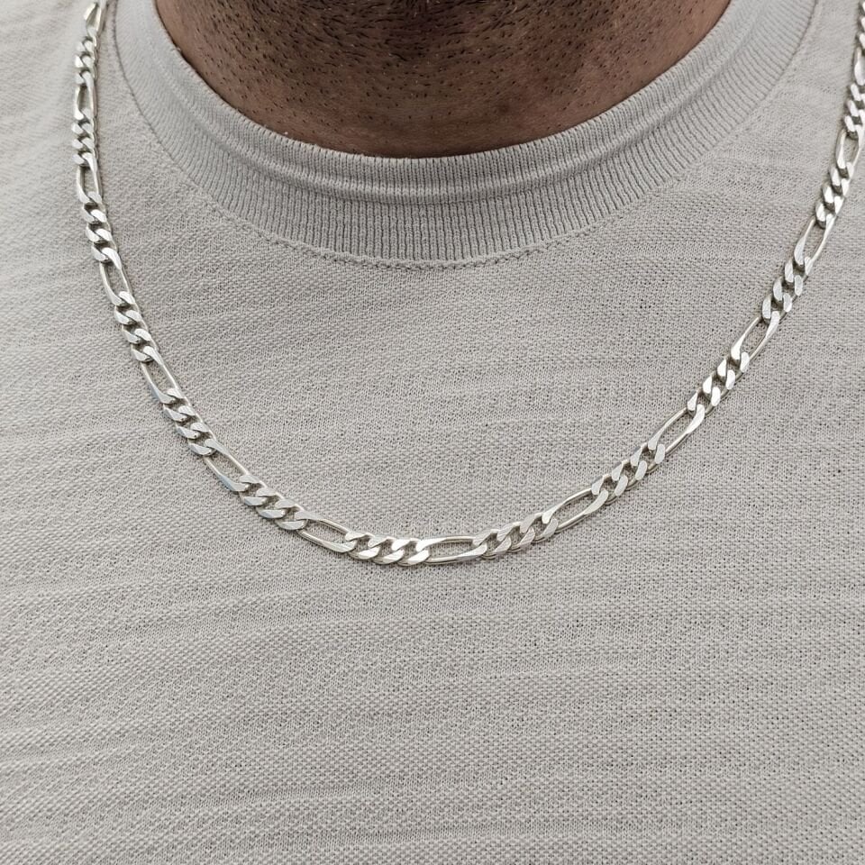 Figaro model 925 Ayar Erkek Gümüş Zincir