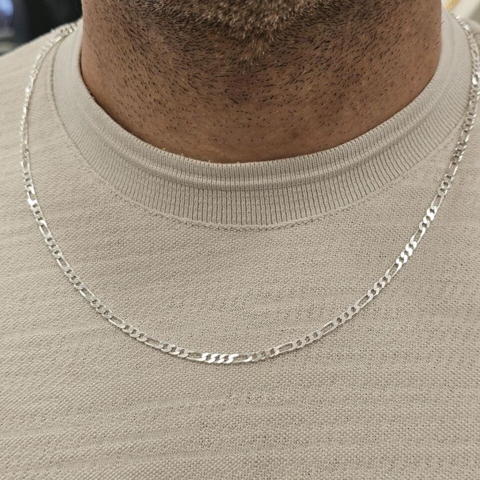 Figaro model 925 Ayar Erkek Gümüş Zincir