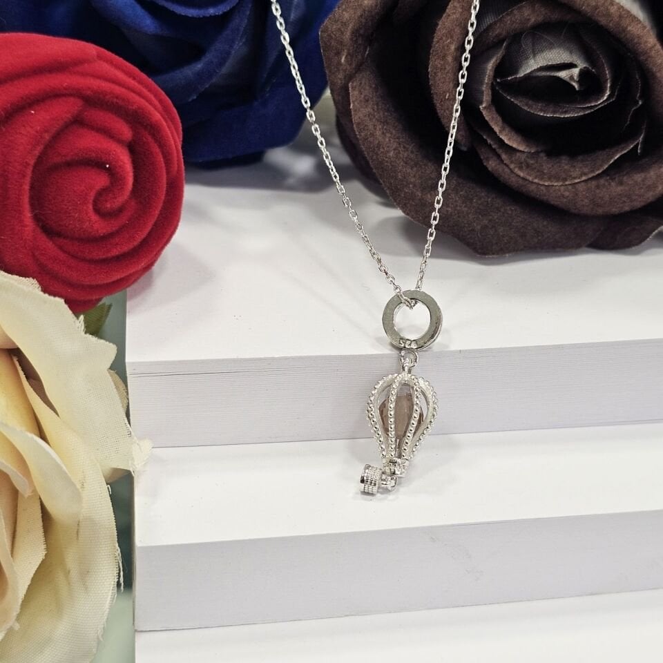 925 Ayar Uçan Balon Zultanit Kadın Gümüş Kolye