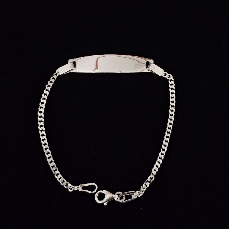 925 Ayar Gümüş Gurmet Çocuk Künyesi